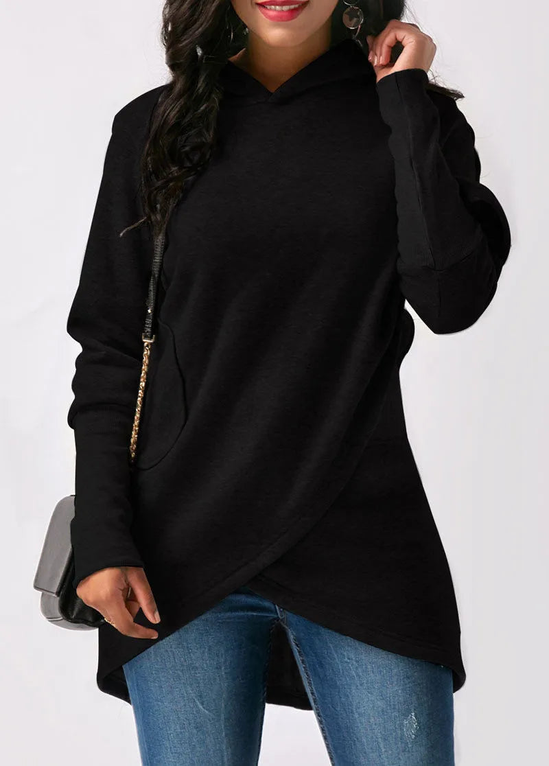 Ladies hooded jumper