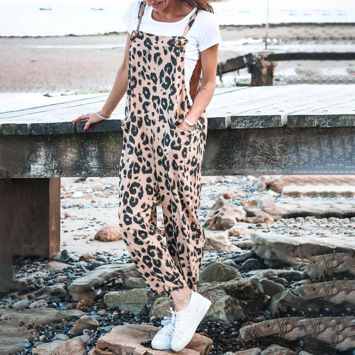 Leopard print jumpsuits