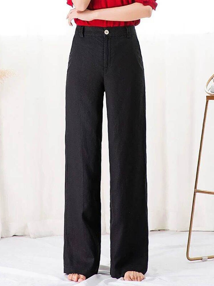 Summer style with casual wide leg trousers