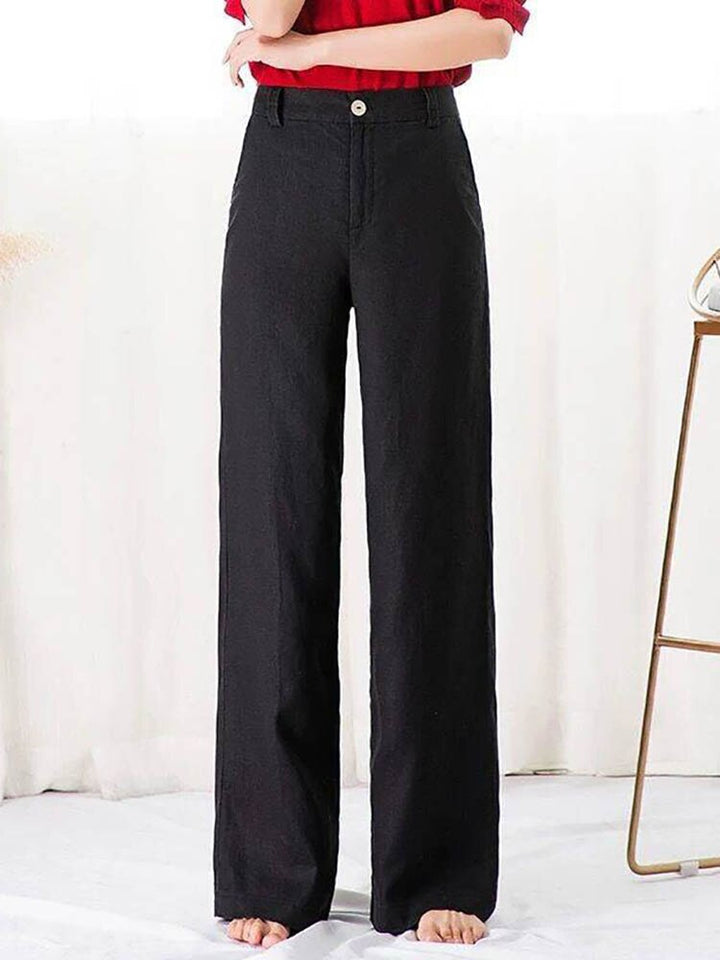 Summer style with casual wide leg trousers