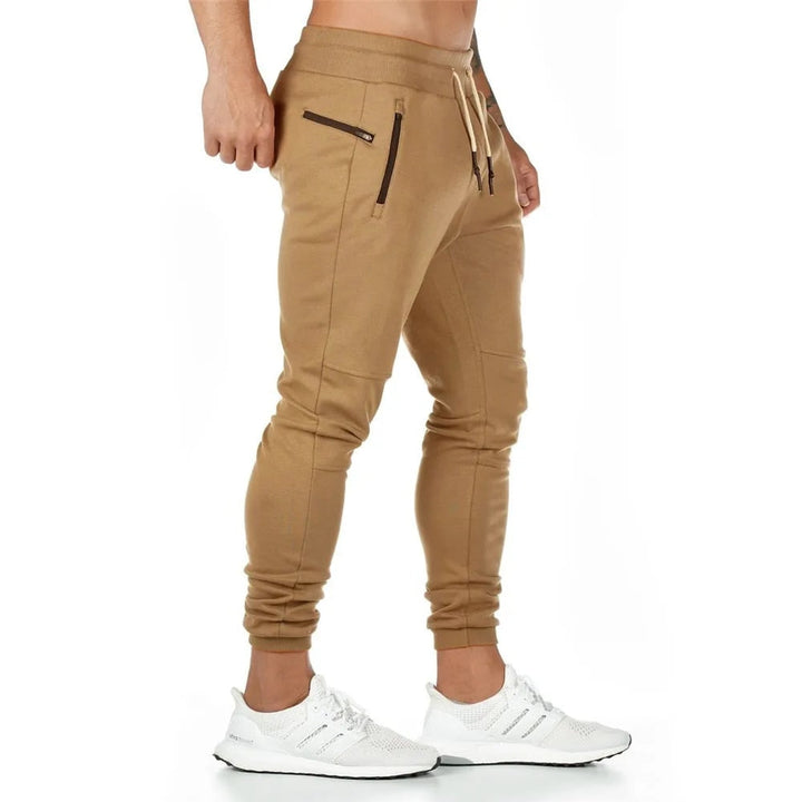 Men's Elastic Waist Multi-Pocket Skinny Jogging Pants