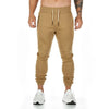 Men's Elastic Waist Multi-Pocket Skinny Jogging Pants