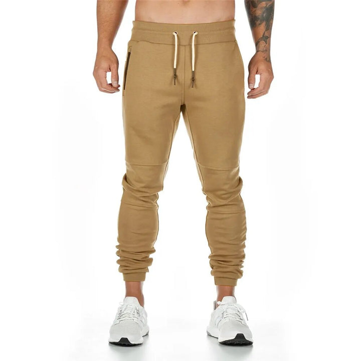 Men's Elastic Waist Multi-Pocket Skinny Jogging Pants