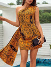 Dress With Ethnic Graphic Print