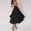 Elegant dress with V-neckline