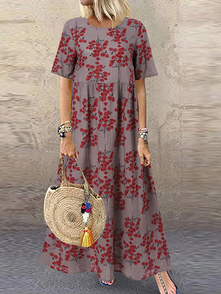 Dress With Fashion Print