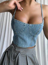 Stylish Denim Perfect chic top