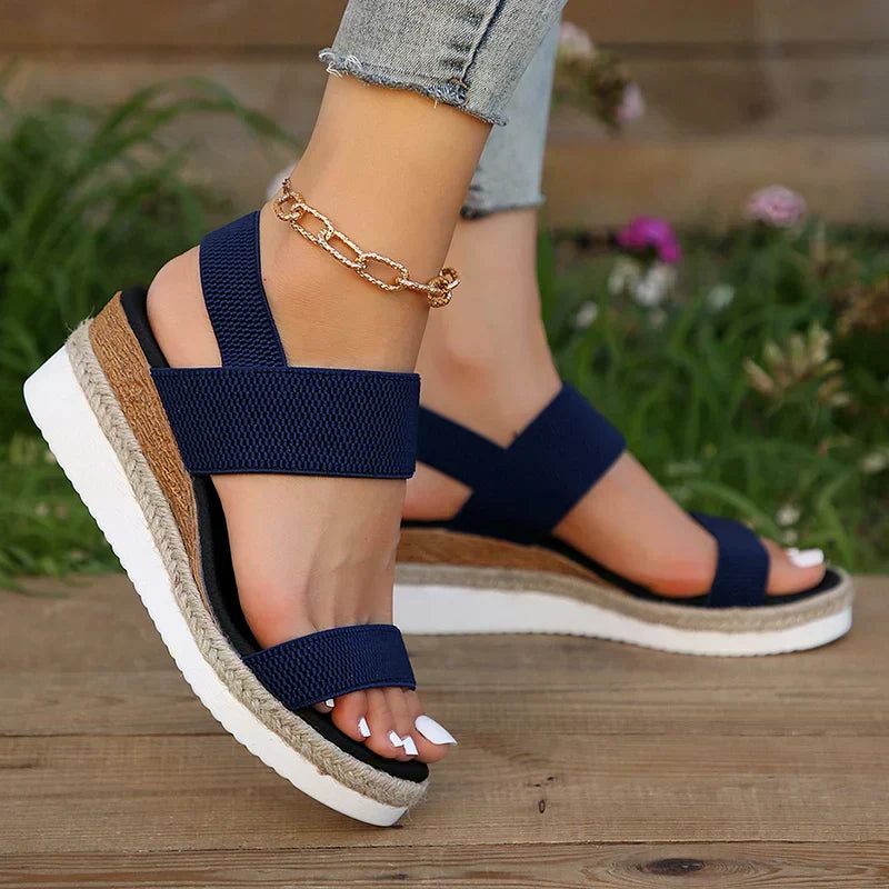Women's - All-Day Comfort Sandals - Soft Material - Casual Style Footwear