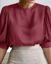 Luxurious satin blouse