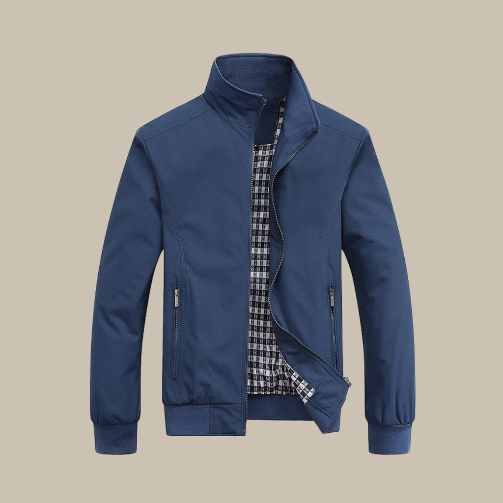 Men's - Casual Summer Jacket - Stylish with Collar - Perfect for Warm Days