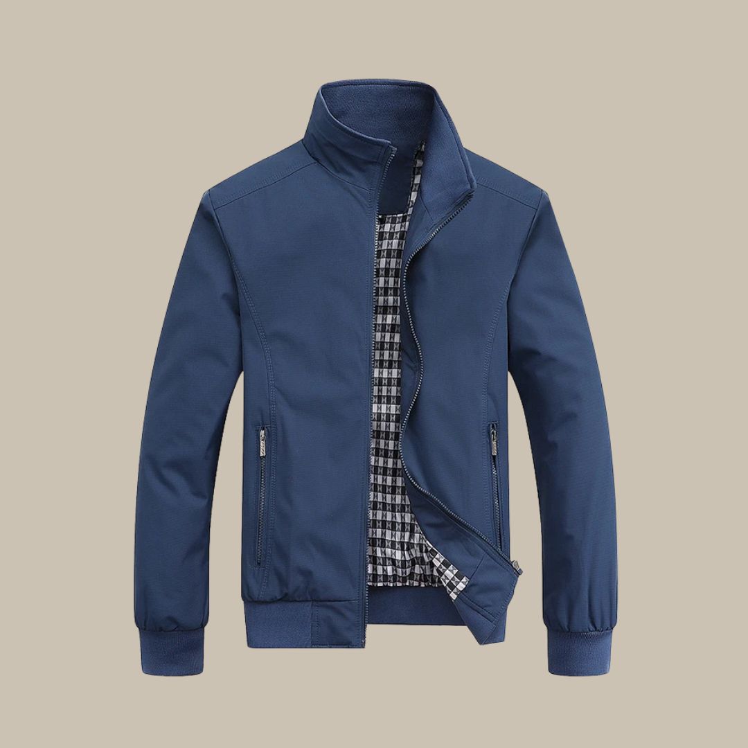 Men's - Casual Summer Jacket - Stylish with Collar - Perfect for Warm Days