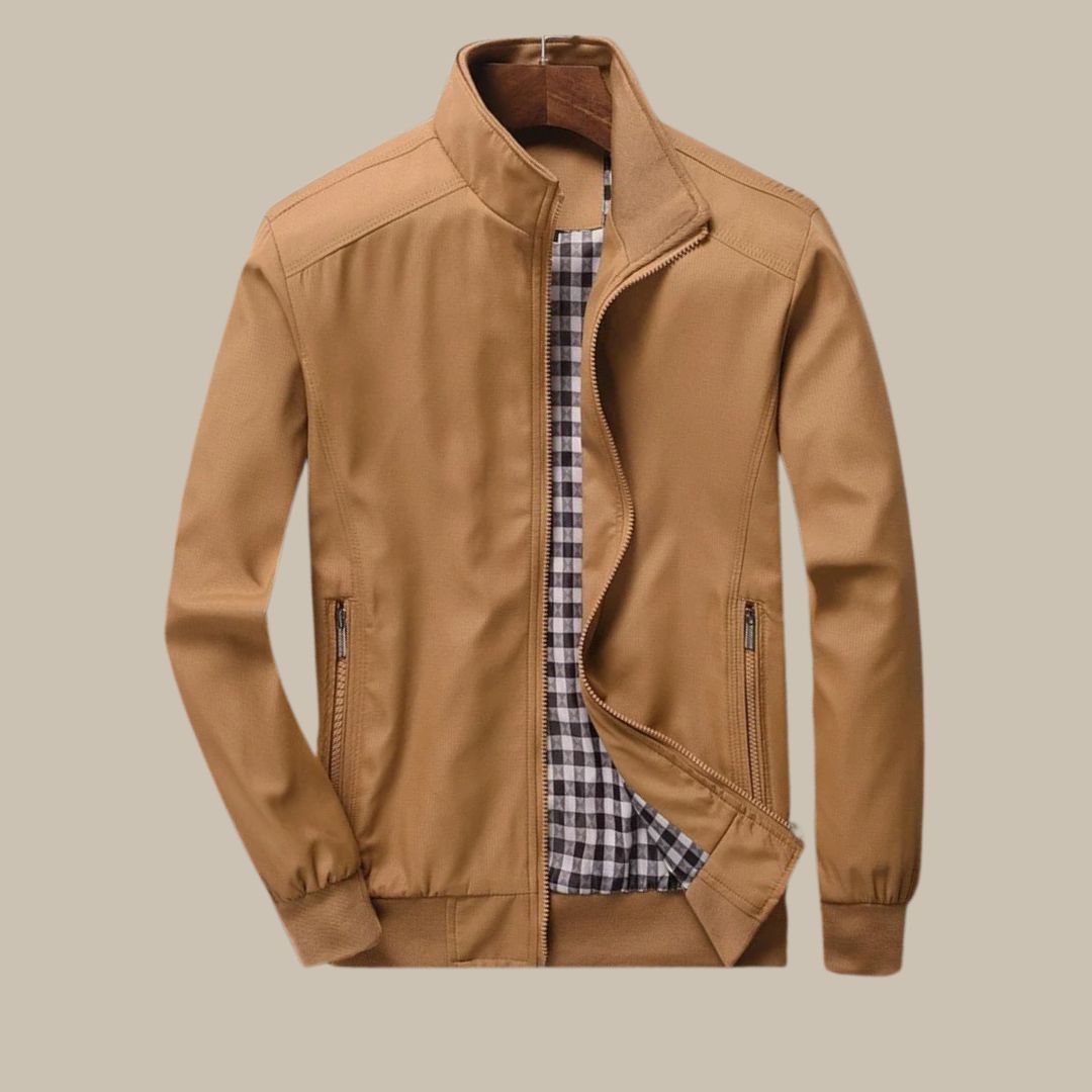 Men's - Casual Summer Jacket - Stylish with Collar - Perfect for Warm Days
