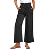 High-waisted trousers