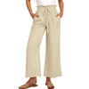 High-waisted trousers