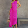 Dress With Irregular Pleats