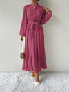 Women's - Elegant Long Sleeve Dress - Stylish Design - Perfect for Any Occasion - Women's Fashion