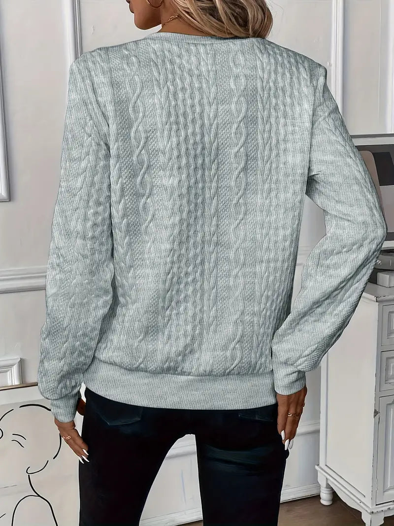 Women's - Zipper Sweater - Breathable Fabric - Cosy Knit Fabric - Stylish Layering Essential