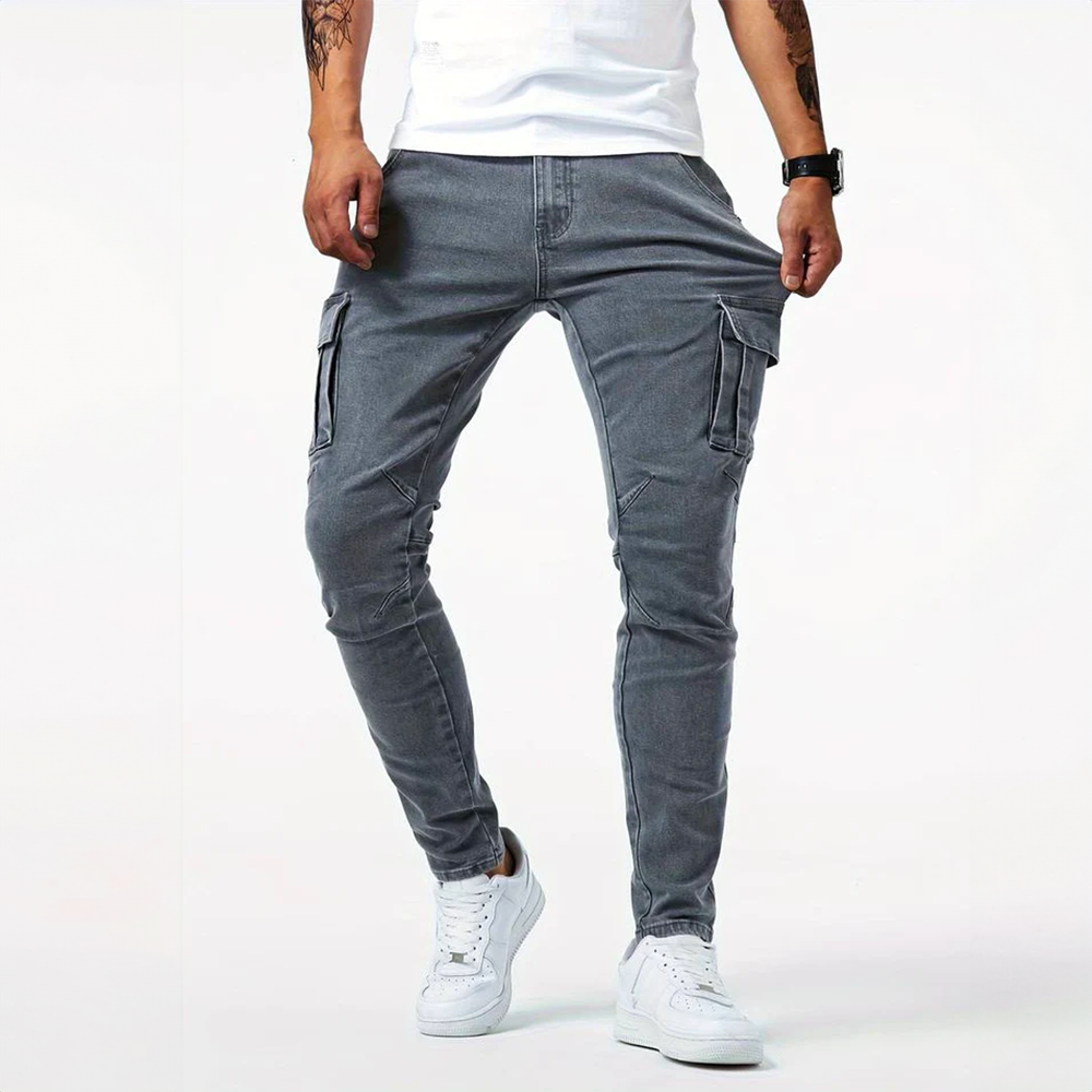 Men - Jeans - Cargo Style - Casual Comfort