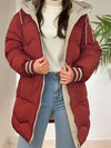 Warm winter puffer jacket