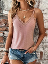 Women's - Summer Shirt - Spaghetti Straps - Versatile V-Neck Style - Perfect for Warm Days