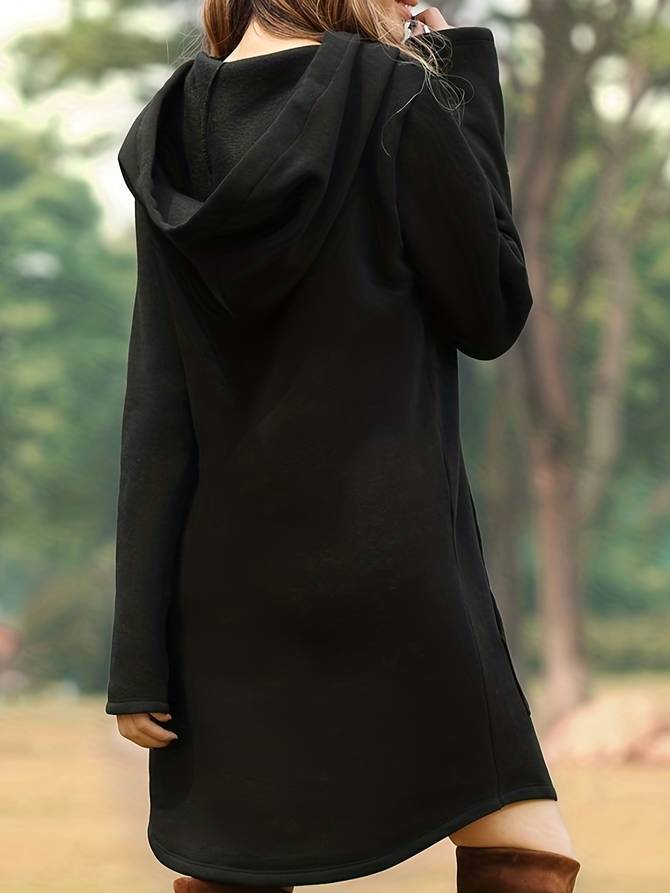Women's - Long Hoodie - Soft & Stylish