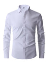 Stylish Long-Sleeved Shirt For Semi-Formal Occasions