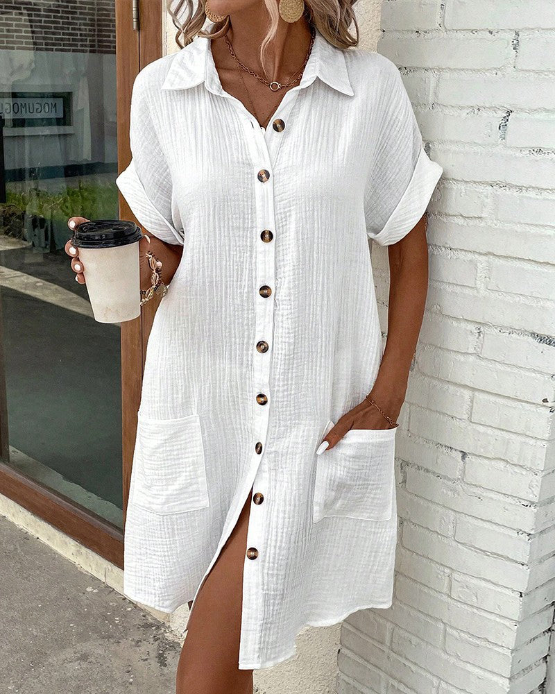 Women's - Comfortable Everyday Dress - Soft Fabric