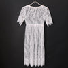 Graceful Women Hollow Out Transparent Dress