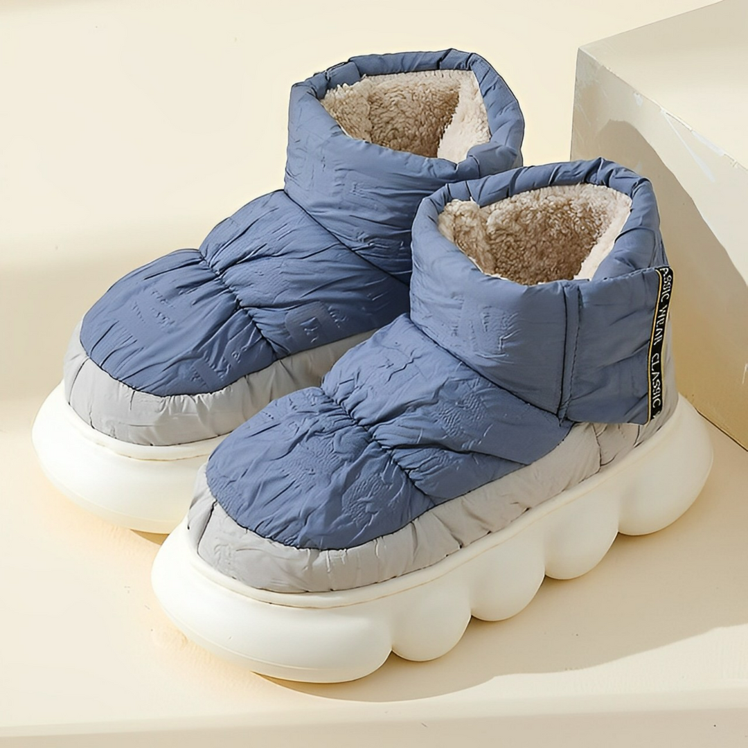 Quilted comfort boots