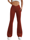 Elasticated slim trousers with high waist