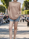 Women's - Sleeveless Linen Shirt - Viscose Linen with Lace Trim - Stylish and Comfortable Summer Top