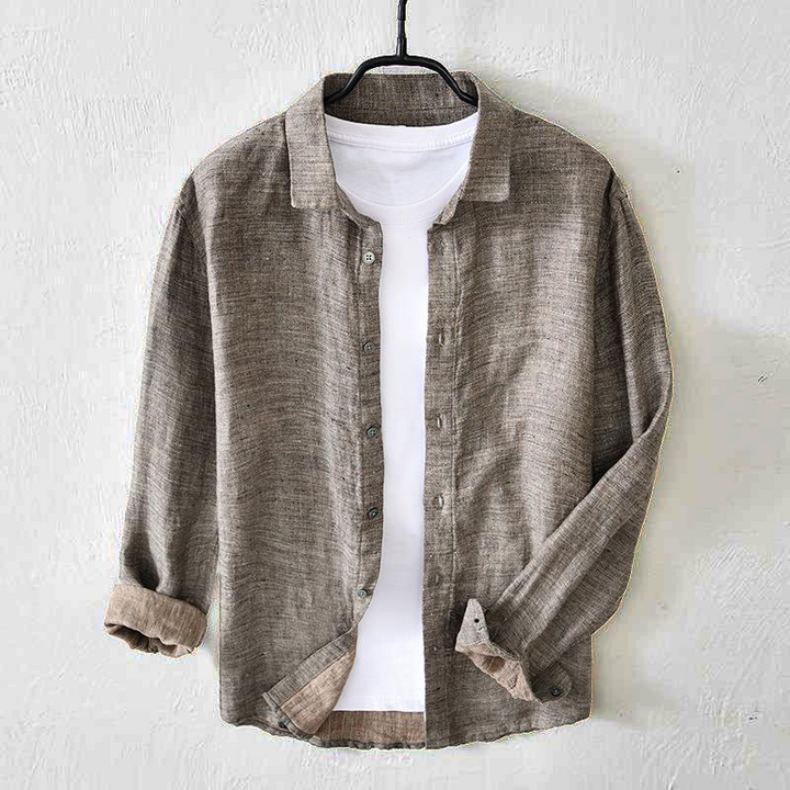 Long sleeve linen shirt