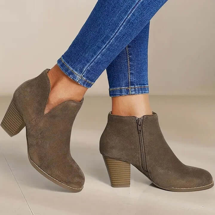 Women's - Comfortable Ankle Boots - Durable Material - Stylish Design - Supportive Fit