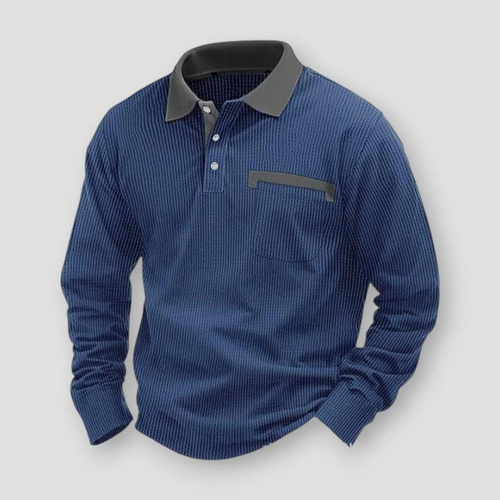Men - Polo Shirt - Comfortable Cotton - Stylish Dover Design for Casual Wear