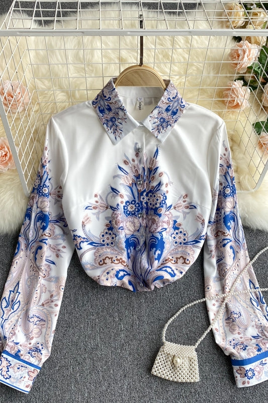 Trendy Loose and thin exotic holiday blouse women