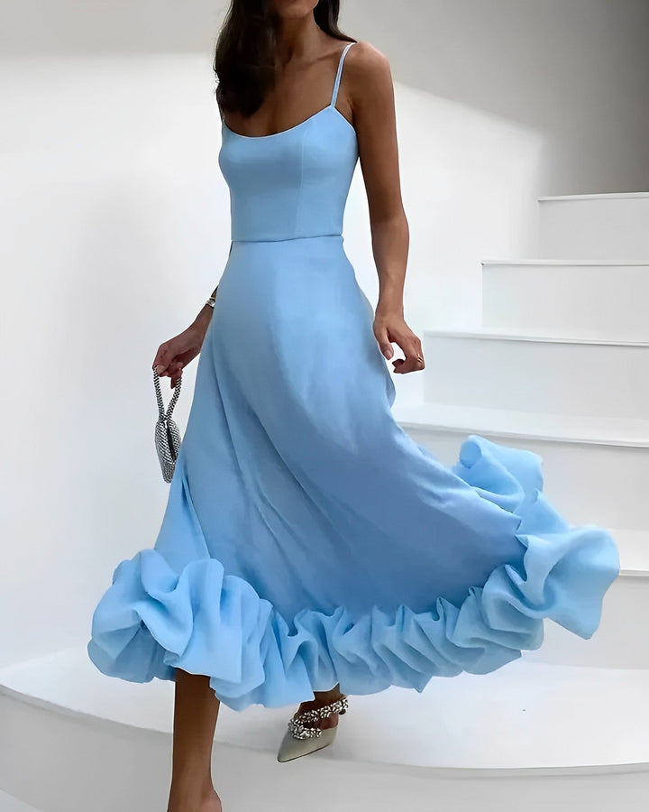 Women's - Elegant Midi Dress - Chic Style - Comfortable Fabric - Perfect for Any Occasion