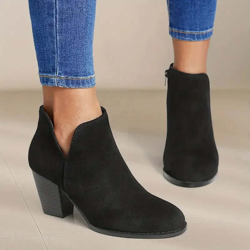 Women's - Comfortable Ankle Boots - Durable Material - Stylish Design - Supportive Fit
