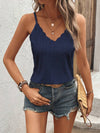 Women's - Summer Shirt - Spaghetti Straps - Versatile V-Neck Style - Perfect for Warm Days