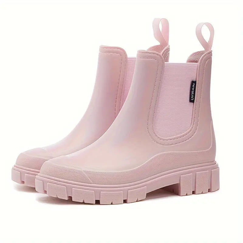 Women's - Waterproof Rain Boots - Trendy & Durable Footwear - Stylish Protection for Any Weather