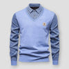 Men's Cosy Knit Jumper - Soft Fabric - Stylish Casual Wear - Perfect for Layering in Any Season