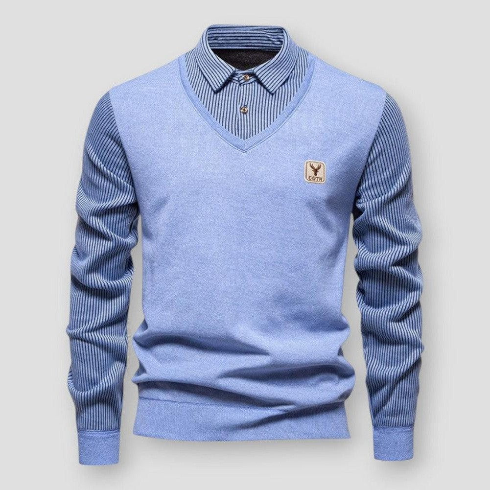 Men's Cosy Knit Jumper - Soft Fabric - Stylish Casual Wear - Perfect for Layering in Any Season