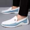 Men's - Slip-On Shoes - Comfortable Non-Slip Loafers with Colour Block Design - Perfect Everyday Footwear