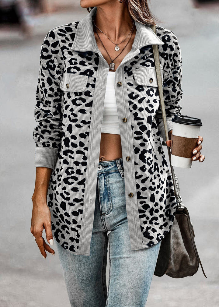 Chic leopard jacket