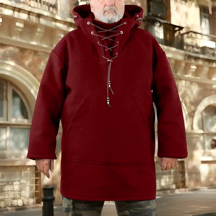 Men - Hoodie Sweatshirt - Cosy Thick Collar - Perfect for Casual Wear and Comfort