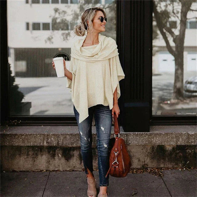 Stylish long-sleeved top