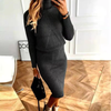 Cosy sweater knit dress