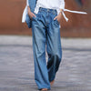 Jeans with wide leg