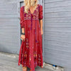 Women's - Lightweight Vintage Style Dress - Breathable Fabric - Perfect for Summer Outings and Casual Events