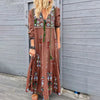 Women's - Lightweight Vintage Style Dress - Breathable Fabric - Perfect for Summer Outings and Casual Events