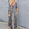 Women's - Lightweight Vintage Style Dress - Breathable Fabric - Perfect for Summer Outings and Casual Events